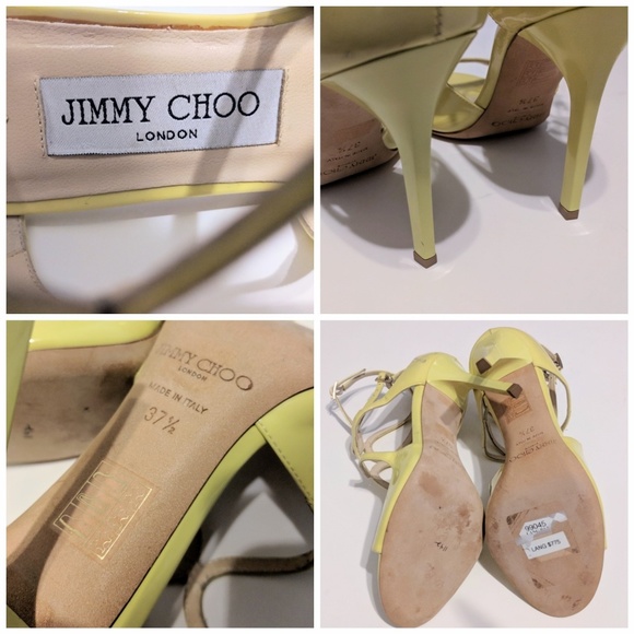 SOLD🎈$775🎉JIMMY CHOO❤️Lang❤️Sandals 37.5/7 - Picture 6 of 8